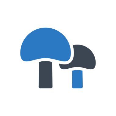 amanita vektör renk simgesi