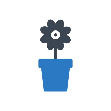 bitki vektörü renk simgesi