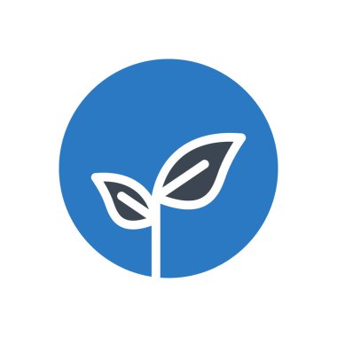 Bahçe vektörü kabartma renk simgesi