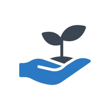 büyüme vektörü renk simgesi