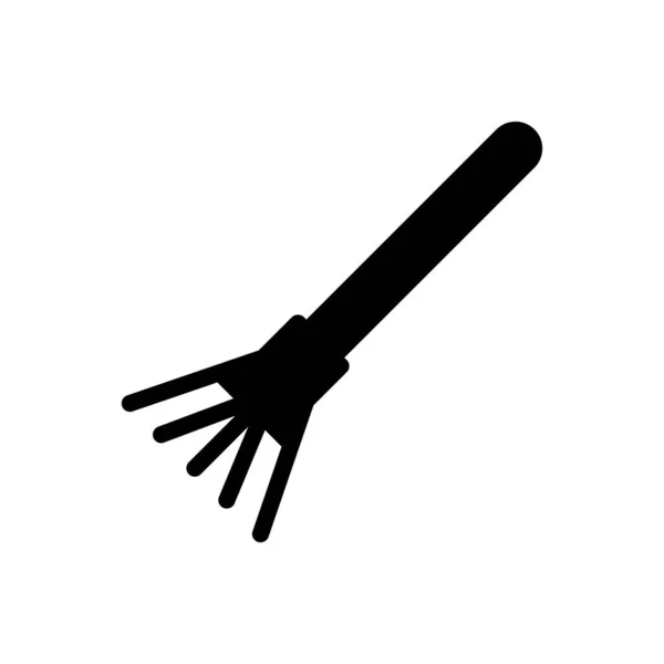 Mopp Vektor Glyphen Flaches Symbol — Stockvektor