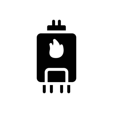 gaz vektör düz simgesi