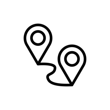 parça vektörü ince çizgi simgesi