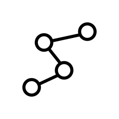 grafik vektörü ince çizgi simgesi