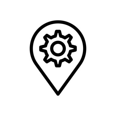 vektör ince çizgi simgesi ayarlanıyor