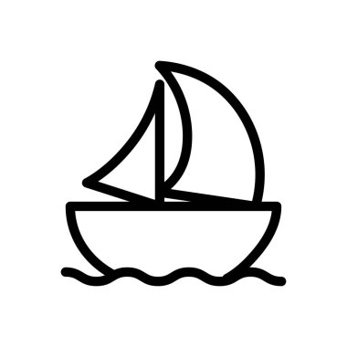 seyahat vektörü ince çizgi simgesi