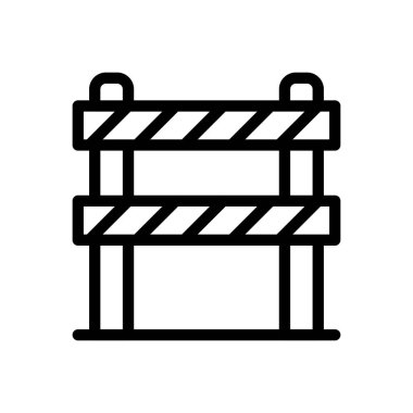 blok vektör ince çizgi simgesi