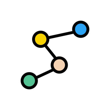 grafik vektör düz simgesi