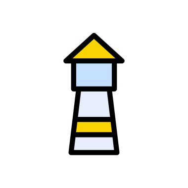 ışık vektör düz simgesi