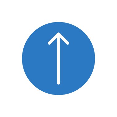 ok vektörü renk simgesi