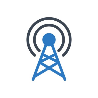 Sinyal vektörü renk simgesi