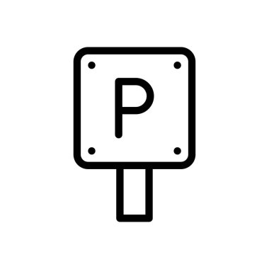 imzalama vektörü ince çizgi simgesi