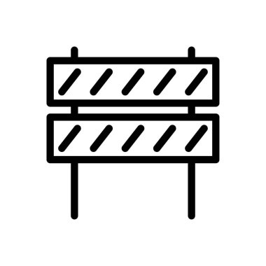 blok vektör ince çizgi simgesi