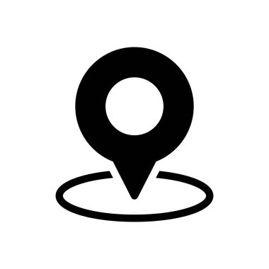 harita vektör düz simgesi