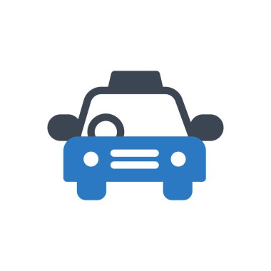 araba vektör renk simgesi 