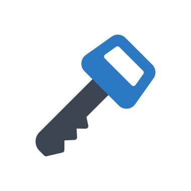 vektör kabartma renk simgesini kilitle 