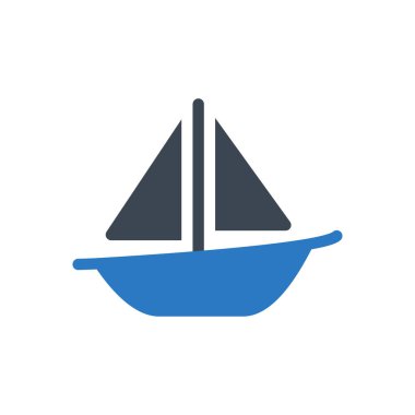 tekne vektör renk simgesi 