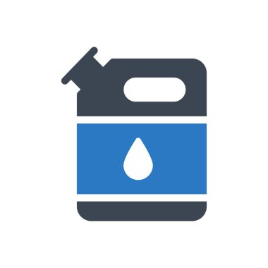 yakıt vektörü renk simgesi 