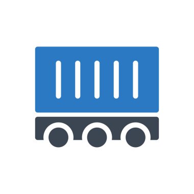 taşıyıcı vektör renk simgesi 