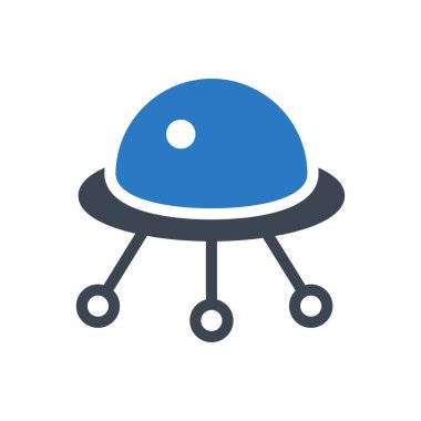 yabancı gemi vektör renk simgesi 