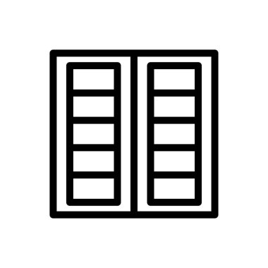 tarla vektörü ince çizgi simgesi