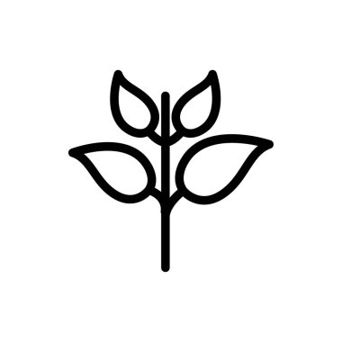 tarla vektörü ince çizgi simgesi