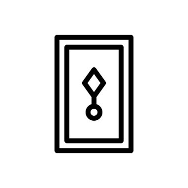 tarla vektörü ince çizgi simgesi