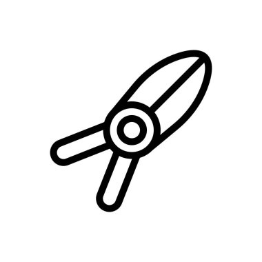 tarım vektörü ince çizgi simgesi