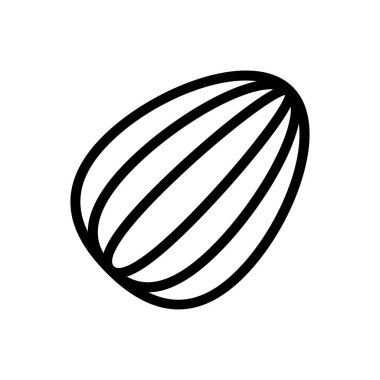 tarla vektörü ince çizgi simgesi