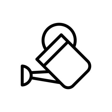 tarla vektörü ince çizgi simgesi