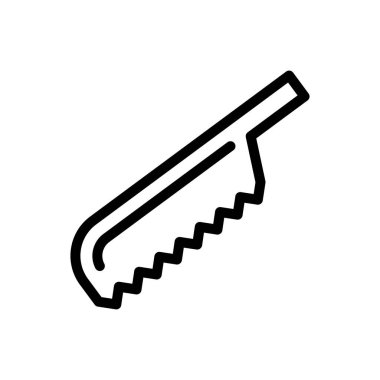 Görülmüş vektör ince çizgi simgesi