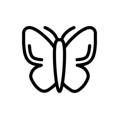 böcek vektörü ince çizgi simgesi