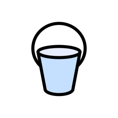 su vektörü düz renk simgesi