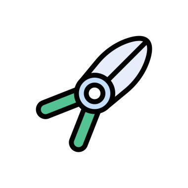 tarımsal vektör düz renk simgesi