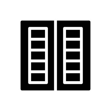 plantasyon vektörü glyph düz simgesi 