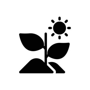 tarımsal vektör düz simge 