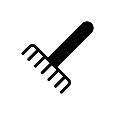 Bahçe vektörü glyph düz simgesi 