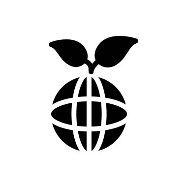 dünya vektör düz simgesi 