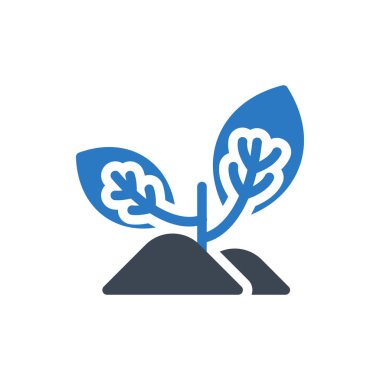 tarla vektörü renk simgesi