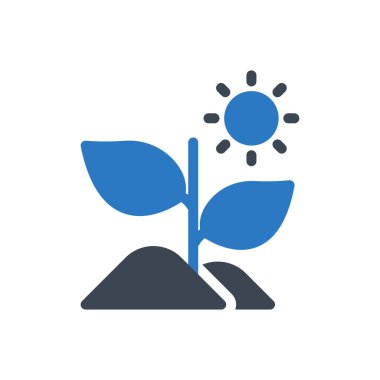 tarımsal vektör renk simgesi