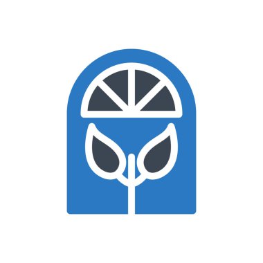 tarla vektörü renk simgesi