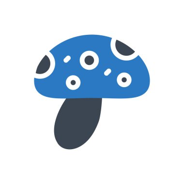 Champignon vektör renk simgesi