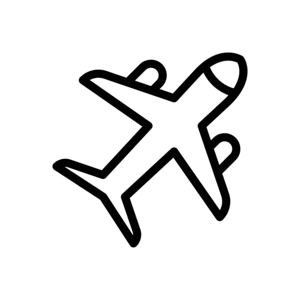 Travel Vector Thin Line Icon — 스톡 벡터