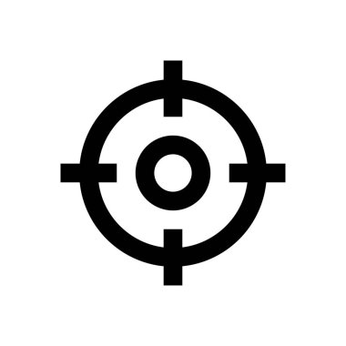 odaklanmak vektör ince çizgi simgesi