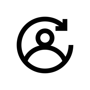 Hesap vektörü ince çizgi simgesi