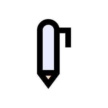 dizayn vektörü düz renk simgesi