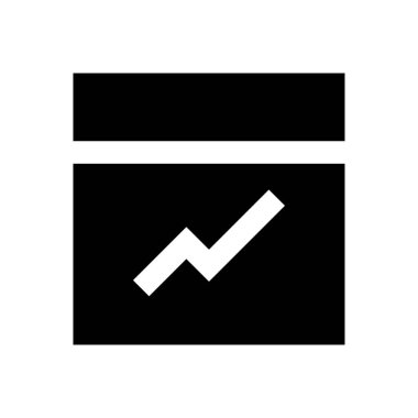 grafik vektör düz simgesi