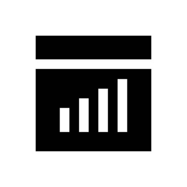 grafik vektör düz simgesi