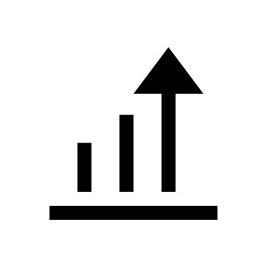 Vektör kabartma düz simgesini arttır