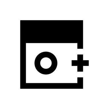 Web sayfası vektör simgesi düz simgesi